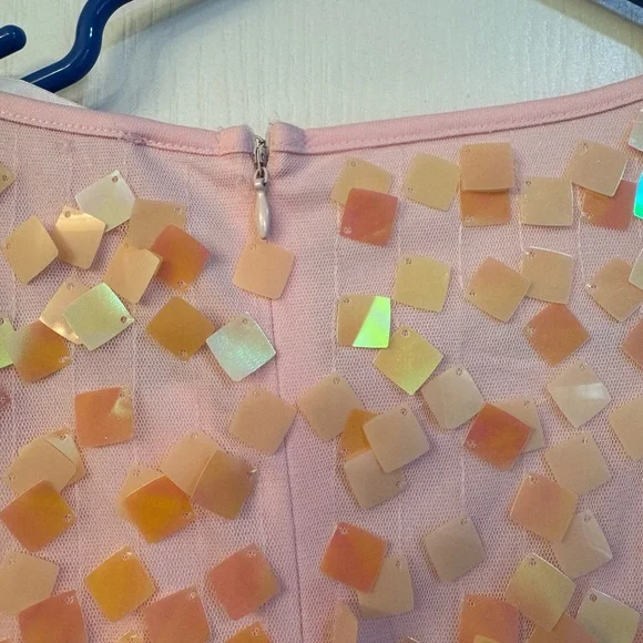 Glamorous Pink Sequin Mini Dress - Picture 5 of 5